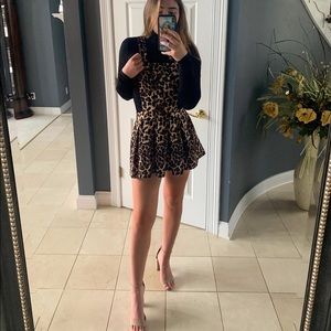 Leopard Romper/dress